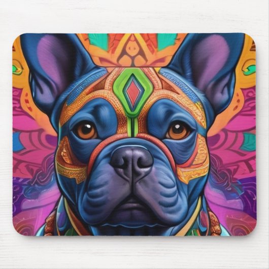 Frenchie Fun Birthday Fantasy Mousepad (Vorne)