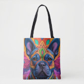 Frenchie Fun Geburtstagsfantasie Tasche (Vorderseite)