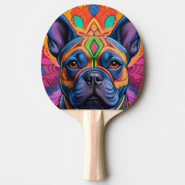 Frenchie Fun Geburtstagsfantasie Tischtennis Schläger