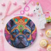 Frenchie Fun Pappteller (Party)