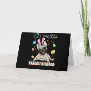 Frenchie-Geschenk   Der französische Osterbully-Ha Karte