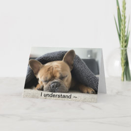 FRENCHIE GET-WELL CARD KARTE