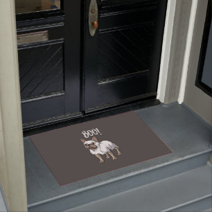 Frenchie Ghost Kostüm Funny Bulldog Halloween Fußmatte