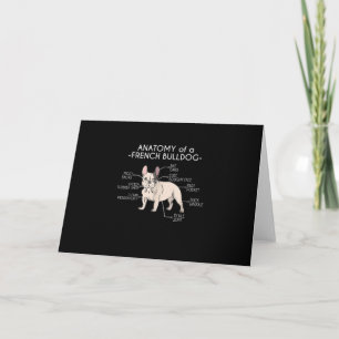 Frenchie Gift Anatomie eines französischen Bulld Einladung