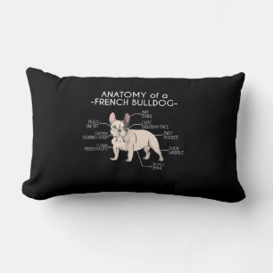 Frenchie Gift   Anatomie eines französischen Bulld Lendenkissen