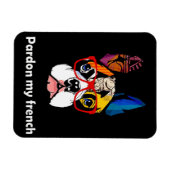 Frenchie Gift | Entschuldigung, mein Französischer Magnet (Horizontal)