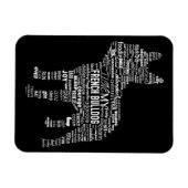 Frenchie Gift | I Liebe mein Bulldoge Magnet (Horizontal)