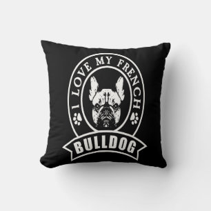 Frenchie Gift I Liebe Mein Französischer Bulldog Kissen