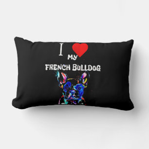 Frenchie Gift I Liebe Mein Französischer Bulldog Lendenkissen