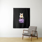 Frenchie Gift | Ich schwitze nicht, wenn ich spark Wandteppich (Beispiel)