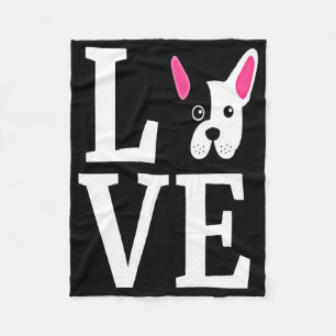 Frenchie Gift   Liebe Französisches Bulldog-Gesche Fleecedecke