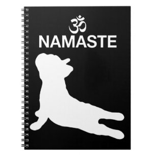 Frenchie Gift Namaste French Bulldog Gift Notizblock