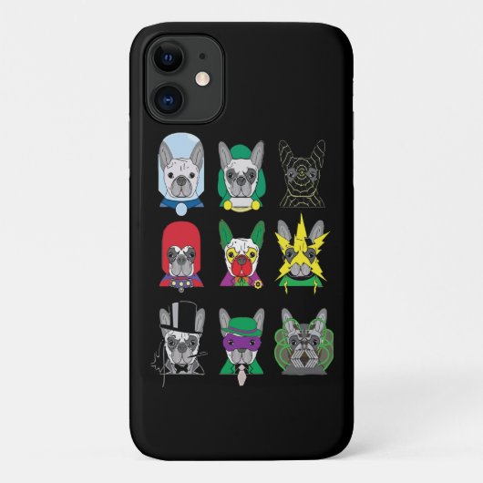 Frenchie Gift | Niedlich French Bulldog Design Fun Case-Mate iPhone Hülle (Rückseite)