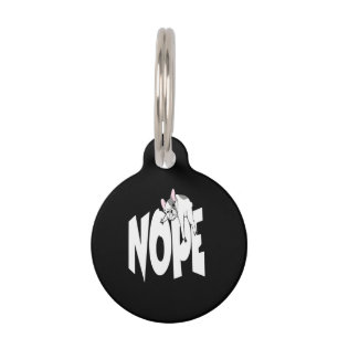 Frenchie Gift Niedlich Nope French Bulldog Haustiermarke
