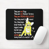 Frenchie Gift | Sie sind französische Bulldogs Mousepad (Mit Mouse)