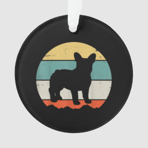 Frenchie Gift Vintages Französisches Bulldog-Ges Ornament