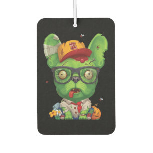 Frenchie Gift Zombie French Bulldog Autolufterfrischer