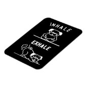 Frenchie Gift | Zur Inhalation von Exhale Magnet (Linke Seite)
