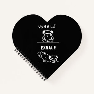 Frenchie Gift Zur Inhalation von Exhale Notizblock