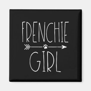 Frenchie Girl T I Liebe My French Bulldog Dog Mama Magnet