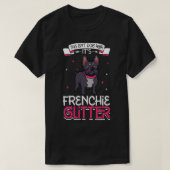 Frenchie Glitzer T-Shirt (Design vorne)