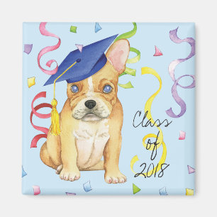 Frenchie Graduate Magnet