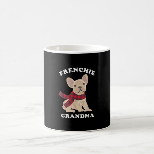Frenchie Grandma Gift French Bulldog Xmas Familie Kaffeetasse (Mittel)
