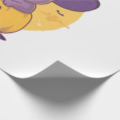 Frenchie Halloween Geschenkpapier (Ecke)