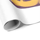 Frenchie Halloween Geschenkpapier (Rolleneckpunkt)