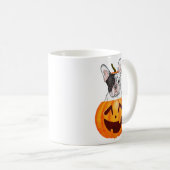 Frenchie Halloween Kaffeetasse (VorderseiteRechts)