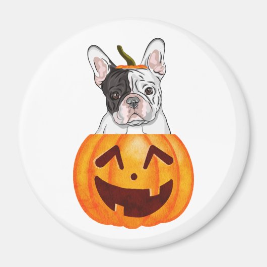 Frenchie Halloween Magnet (Vorne)