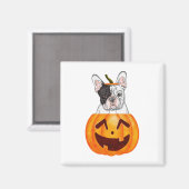 Frenchie Halloween Magnet (Vorderseite/Rückseite)