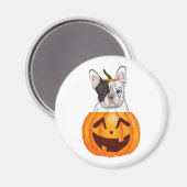 Frenchie Halloween Magnet (Vorderseite/Rückseite)