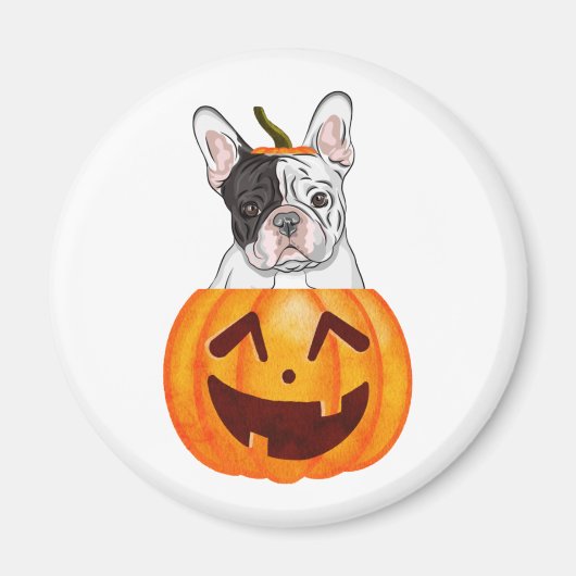 Frenchie Halloween Magnet (Vorne)