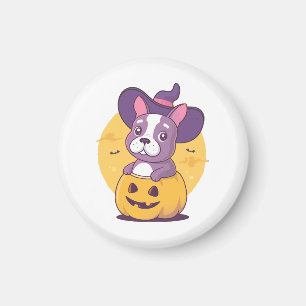 Frenchie Halloween Magnet