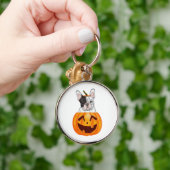 Frenchie Halloween Schlüsselanhänger (Hand)