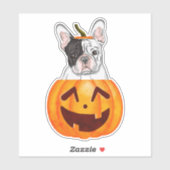 Frenchie Halloween Sticker (Blatt)