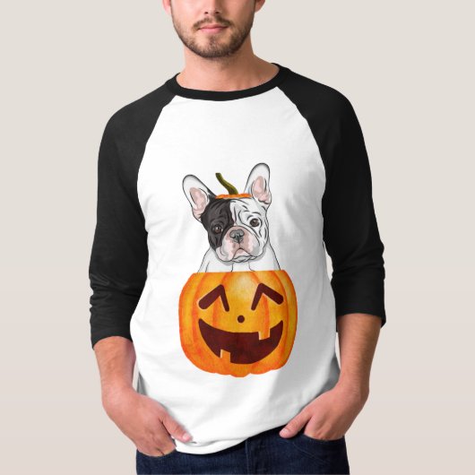 Frenchie Halloween T - Shirt (Vorderseite)
