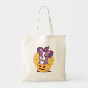 Frenchie Halloween Tragetasche