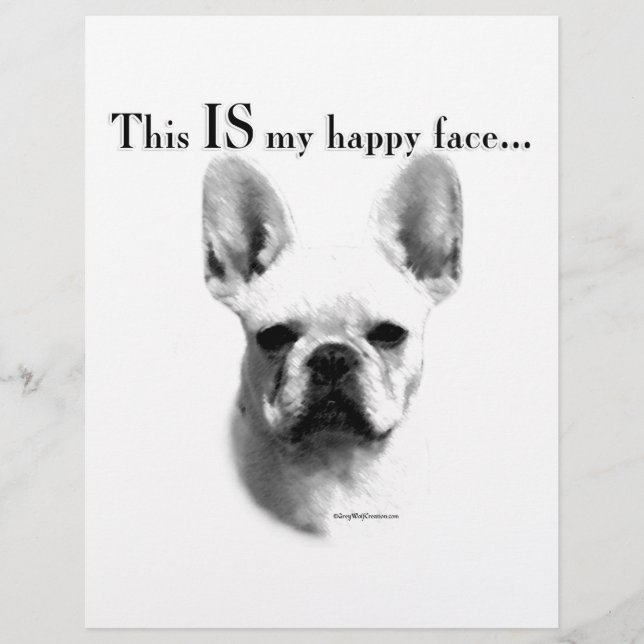 Frenchie Happy Face (Vorderseite)