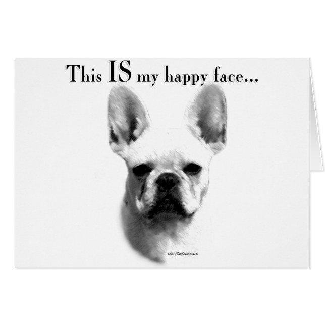 Frenchie Happy Face (Vorderseite (Horizontal))