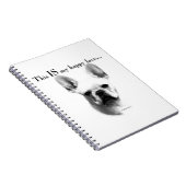 Frenchie Happy Face Notizblock (Rechte Seite)