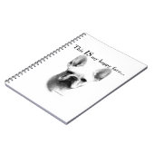 Frenchie Happy Face Notizblock (Linke Seite)