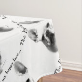 Frenchie Happy Face Tischdecke (Beispiel)