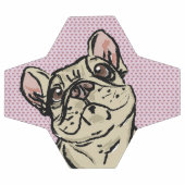 Frenchie Hearts Fußball (Flach)