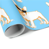 Frenchie Howlelu Geschenkpapier (Rolleneckpunkt)