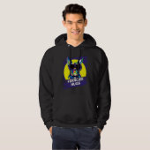 Frenchie Hugs  French Bulldog Humor Frenchie Dog Hoodie (Vorne ganz)