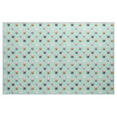 Frenchie Hunde Blume Stoff (Fat Quarter (45,7 x 55,9 cm))