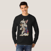 Frenchie I Liebe Mama Funny French T-Shirt (Vorne ganz)