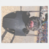 FRENCHIE im SEGING DER DINGE Fleecedecke (Vorderseite (Horizontal))